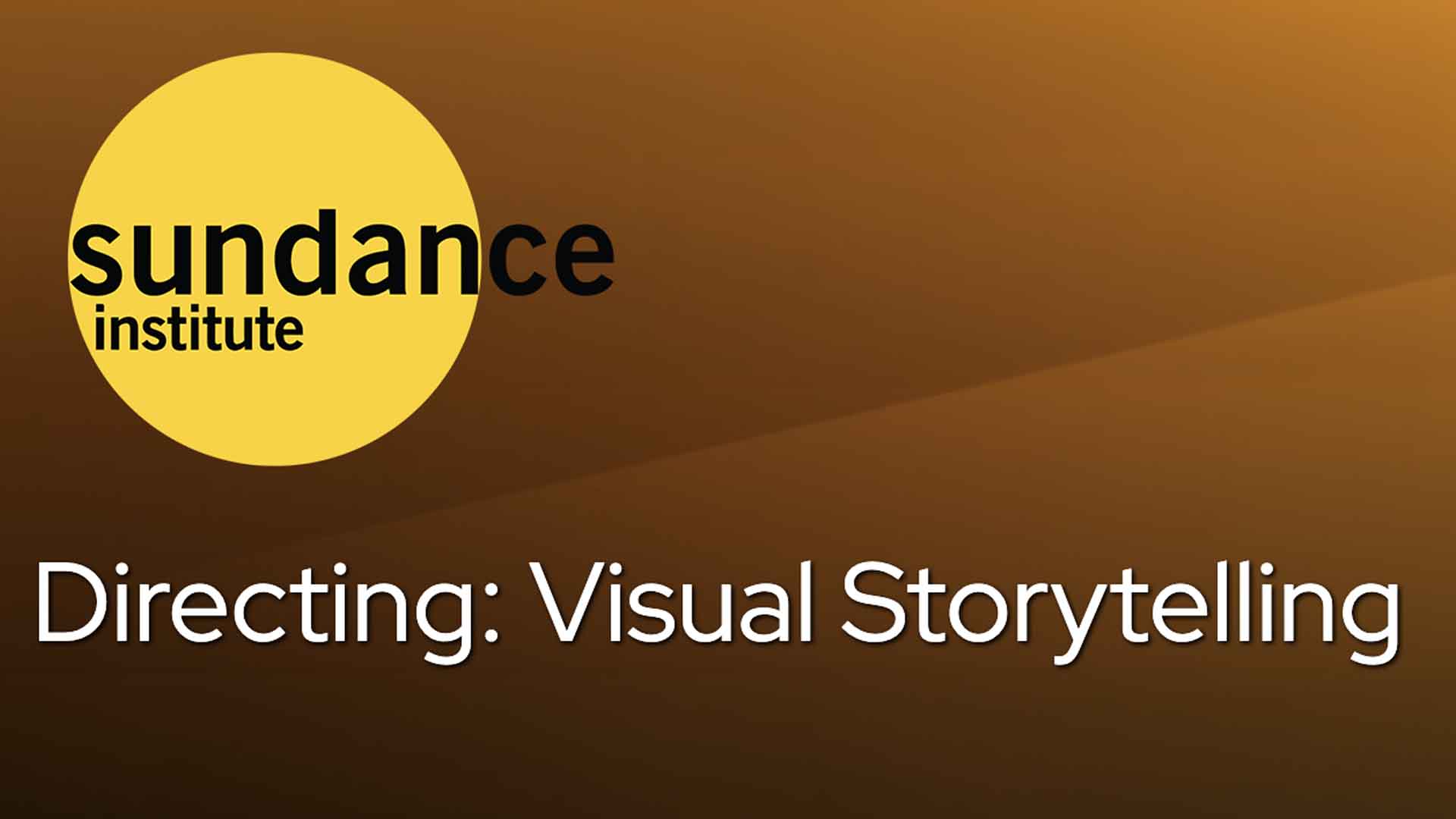 Sundance online workshop